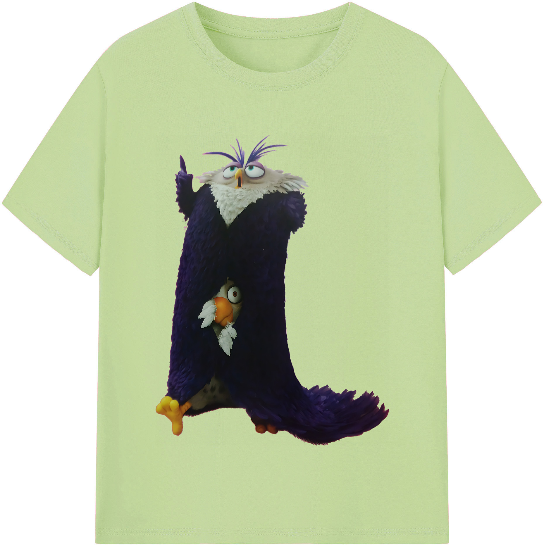 （画像用） Angry Birds アングリーバード 綿100％半袖Tシャツ（フロントプリント）